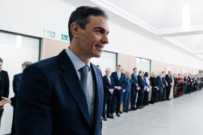 Pedro Sánchez, este pasado 8 de enero.