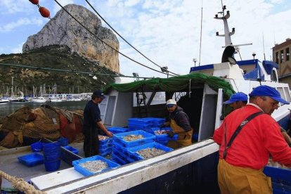 Pescadores en Calpe