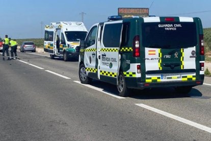 Imagen de archivo de un accidente en Andalucía.