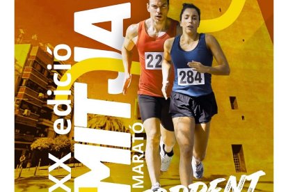 Parte del cartel de la edición 2026 de la Media Maratón "Ciudad de Torrent".