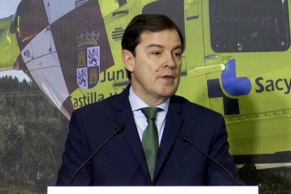 El presidente de la Junta de Castilla y León, Alfonso Fernández Mañueco, presenta en el Hospital del Bierzo, en Ponferrada (León), los nuevos helicópteros de emergencias sanitarias.

EUROPA PRESS
12/1/2026