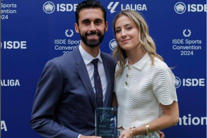 Arbeloa y Carlota Ruiz.