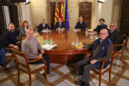 Reunión del Consell con los agricultores