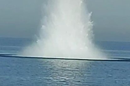 Detonación proyectil de la Guerra Civil en Denia

REMITIDA / HANDOUT por ARMADA
Fotografía remitida a medios de comunicación exclusivamente para ilustrar la noticia a la que hace referencia la imagen, y citando la procedencia de la imagen en la firma
15/1/2026