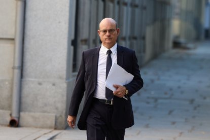 El abogado José Antonio Choclán a su llegada al Tribunal Supremo.