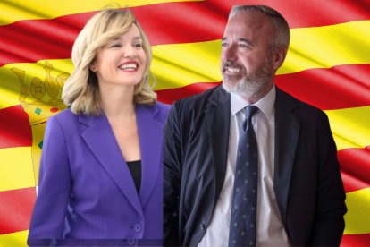 Candidatos de Aragón, Pilar Alegría y Jorge Azcón