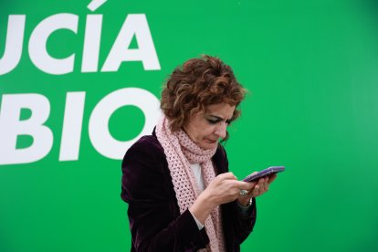 La secretaria general del PSOE-A, María Jesús Montero.