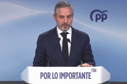 El vicesecretario de Hacienda, Vivienda e Infraestructuras del Partido Popular, Juan Bravo