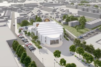 Imagen virtual del futuro templo de San Juan Bosco, en la zona de La Marxadella de Torrent.