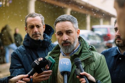 El presidente de Vox, Santiago Abascal