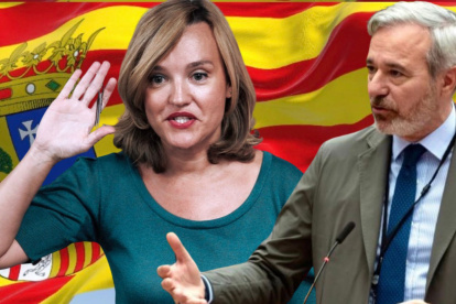 Los candidatos a las Elecciones Aragonesas, Pilar Alegría y Jorge Azcón