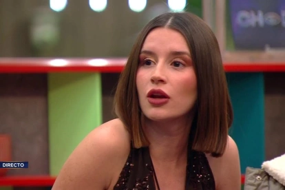 Sandra Barrios, muy molesta por la regañina de Jorge Javier Vázquez.