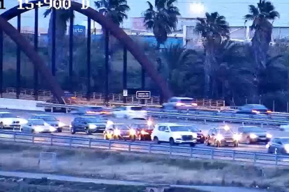 Accidente en la V-21 este lunes 9 de febrero