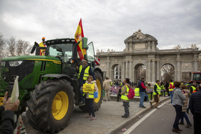 Manifestación de tractores en 2024 Felipe Diaz de Vivar