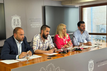 Concejales de Vox en Alicante.