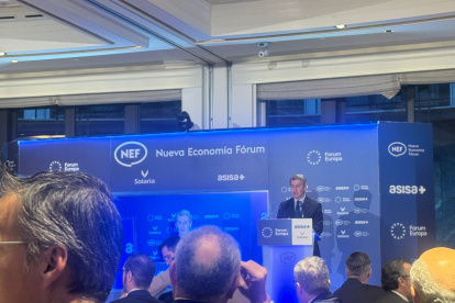 El presidente del PP, Alberto Núñez Feijóo