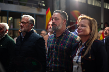 Visita de Santiago Abascal a Zamora
