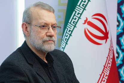 November 21, 2024, Tehran, Iran: ALI LARIJANI, the Secretary of the Supreme National Security Council, speaks during an interview in Tehran. He is an Iranian politician and a former military officer in the Islamic Revolutionary Guard Corps, having held the position of Secretary of the Supreme National Security Council since 2025. Larijani served as the Speaker of the Parliament of Iran from 2008 to 2020 and has been a member of the Expediency Discernment Council since 2020, having previously served on the council from 1997 to 2008. (Credit Image: © Iranian Supreme Leader'S Office via ZUMA Press Wire)/20241121_zih_i98_017/ZEUS/2601021926