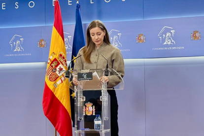 La portavoz en el Congreso, Ester Muñoz