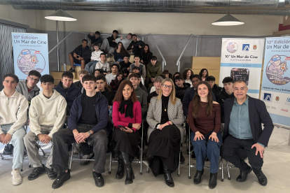 Participantes en el taller "Un mar de cine".