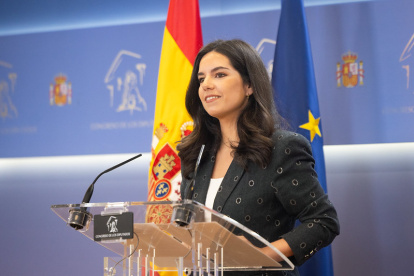 La portavoz de Vox en el Congreso, Pepa Millán