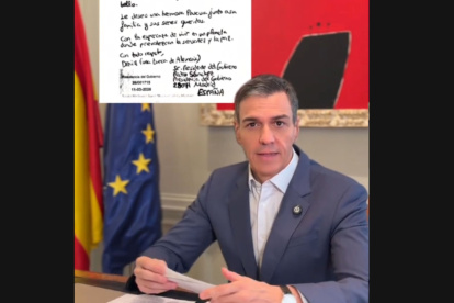 El presidente del Gobierno, Pedro Sánchez, presume de las cartas que le llegan de todo el mundo elogiando su postura con la guerra en Irán.