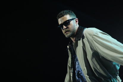 Justin Timberlake en un concierto.