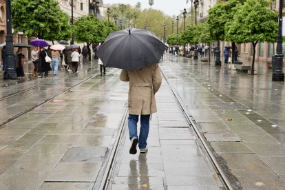 La lluvia protagonista desdibuja la entrada de la primavera en la capital andaluza.