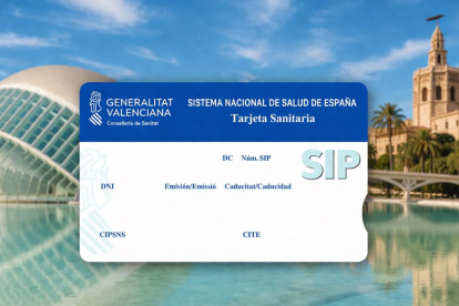 Nuevo diseño de la tarjeta SIP con la franja superior en azul corporativo.