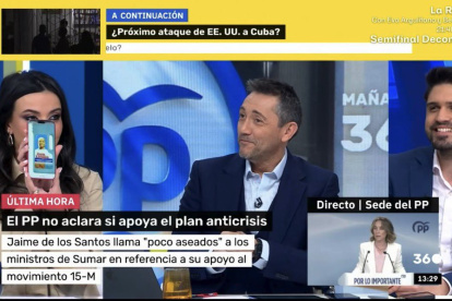Sarah Santaolalla en Mañaneros 360