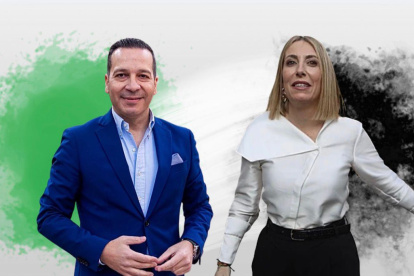 Óscar Fernández Calle y María Guardiola