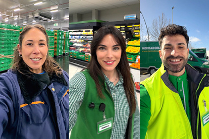 Trabajadores y trabajadoras de Mercadona protagonistas en el primer vídeo de la empresa en Tiktok.