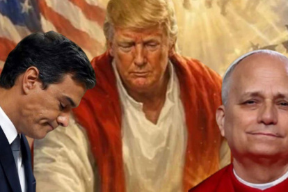 Pedro Sánchez, Trump y el Papa