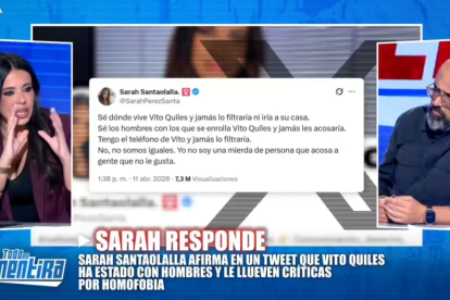 Sarah Santaolalla y Risto Mejide