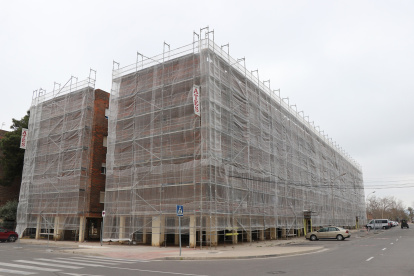 Construcción bloque de viviendas (Archivo)