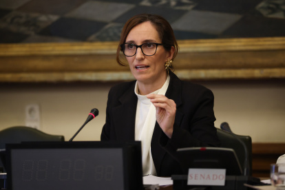 La ministra de Sanidad, Mónica García