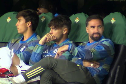 Carvajal y un polémico gesto señalando a Trent