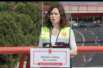 La presidenta de la Comunidad de Madrid, Isabel Díaz Ayuso