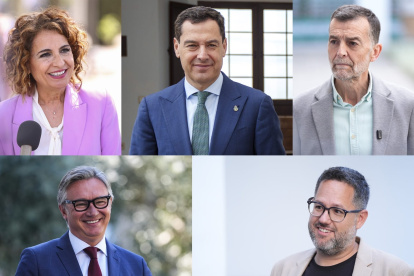 Los candidatos a la presidencia de la Junta de Andalucía para el 17M.