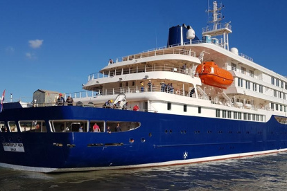 El crucero MV Hondius.