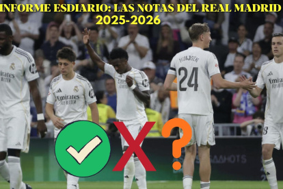 ¿Quién aprueba y suspende en la temporada del Real Madrid?