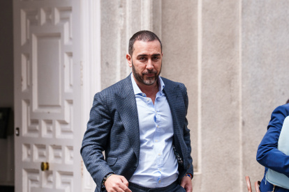 El empresario Víctor de Aldama a su salida del Tribunal Supremo.