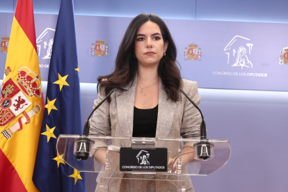 La portavoz de VOX en el Congreso, Pepa Millán, durante una rueda de prensa en el Congreso de los Diputados, a 26 de mayo de 2026, en Madrid (España).

Eduardo Parra / Europa Press
26/5/2026