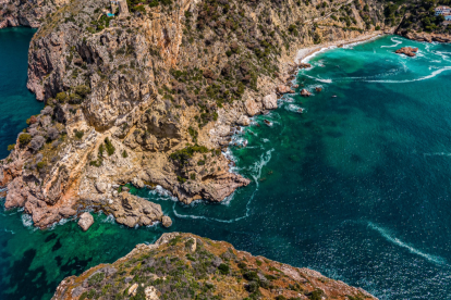 Vista aérea del Cabo San Antonio de Xabia.