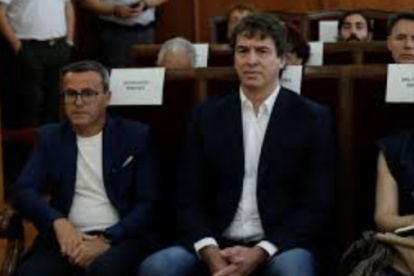 David Sánchez en los juzgados de Badajoz