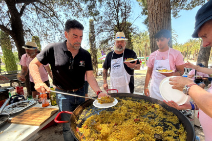 El alcalde, Luis Barcala, durante la 39 edición en el Parc Morant.