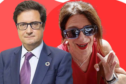 Óscar López y Leire Diez