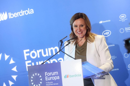 La alcaldesa de València, María José Catalá, durante su participación en Nueva Economía Fórum.