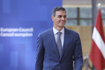 El presidente del Gobierno, Pedro Sánchez, participa en la reunión del Consejo Europeo, a 18 de junio de 2026, en Bruselas (Bélgica).