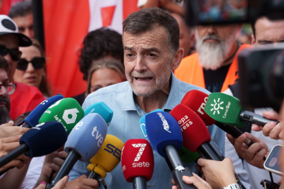 El coordinador federal de IU, Antonio Maíllo, en Sevilla.